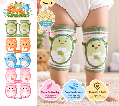 Cozy Crawlers Baby Crawling Knee Pads